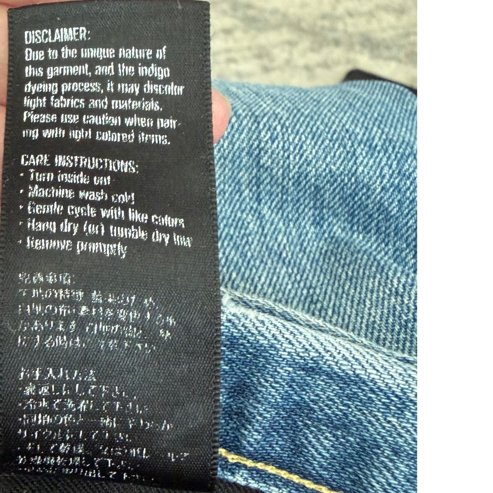 3×1 M4 Mens Blue Selvedge Denim Straight Leg Jeans Made in USA Size 38