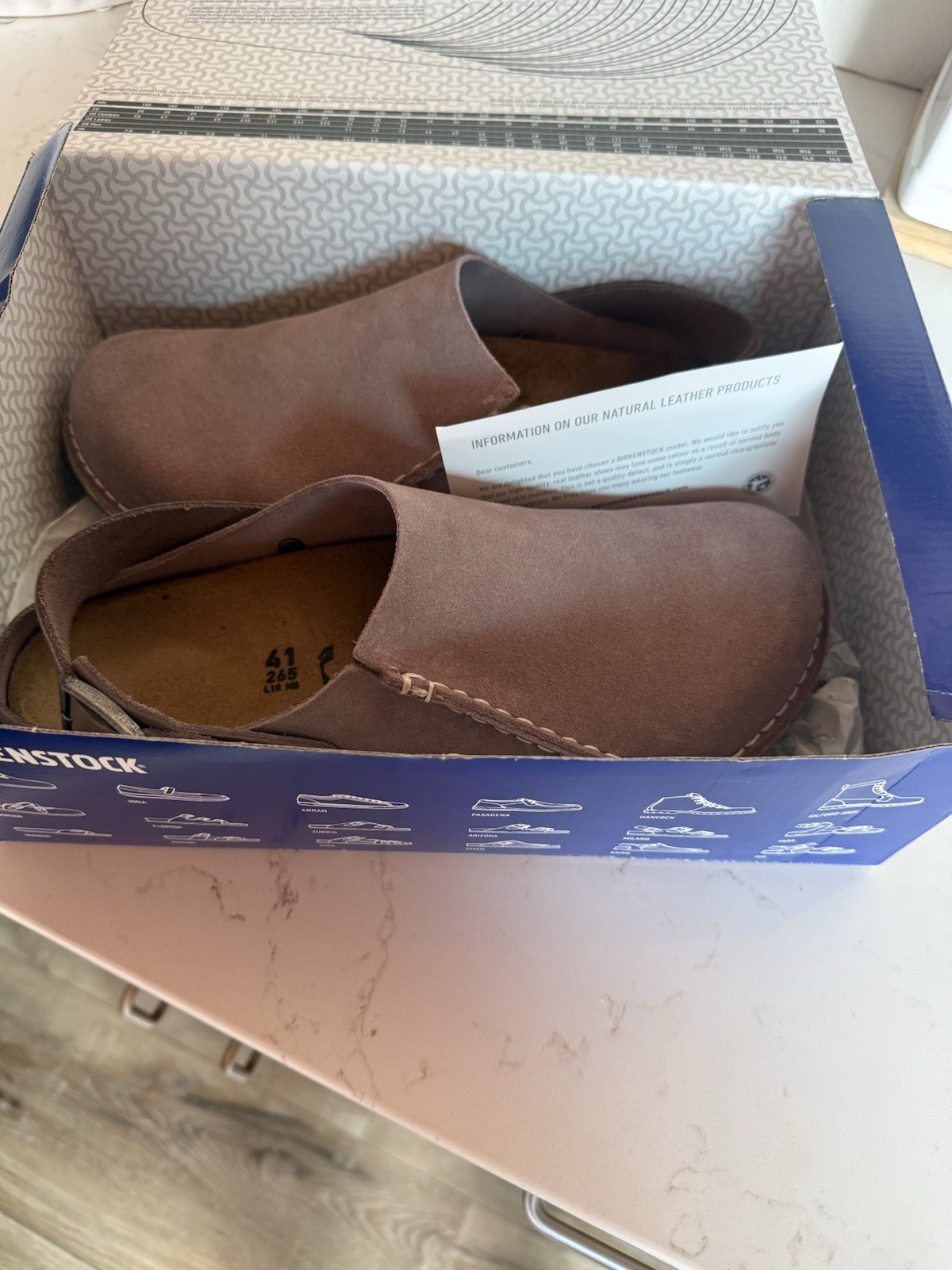 Birkenstock Lutry Premium Suede Faded Purple Size 41