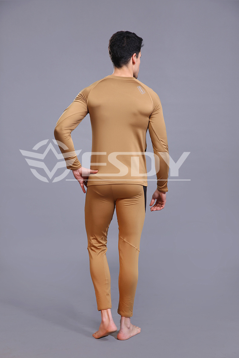 ESDY Thermal Underwear Set For Men Long Johns Soft Fast Dry Top & Bottom Fleece