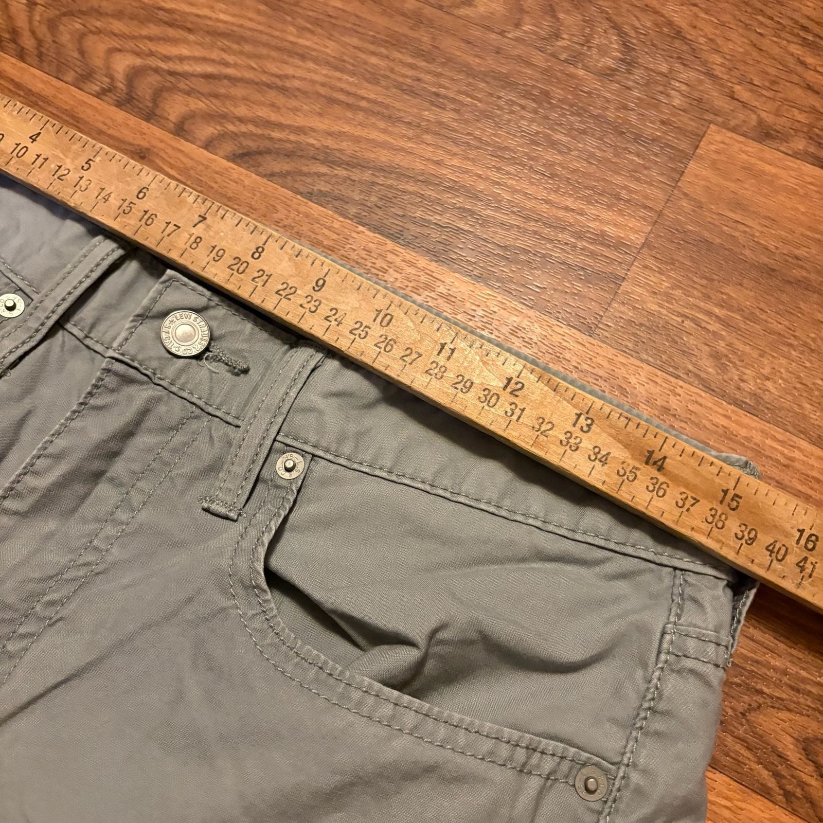 Levi’s 522 Slim Tapered Pants 30×30 Gray
