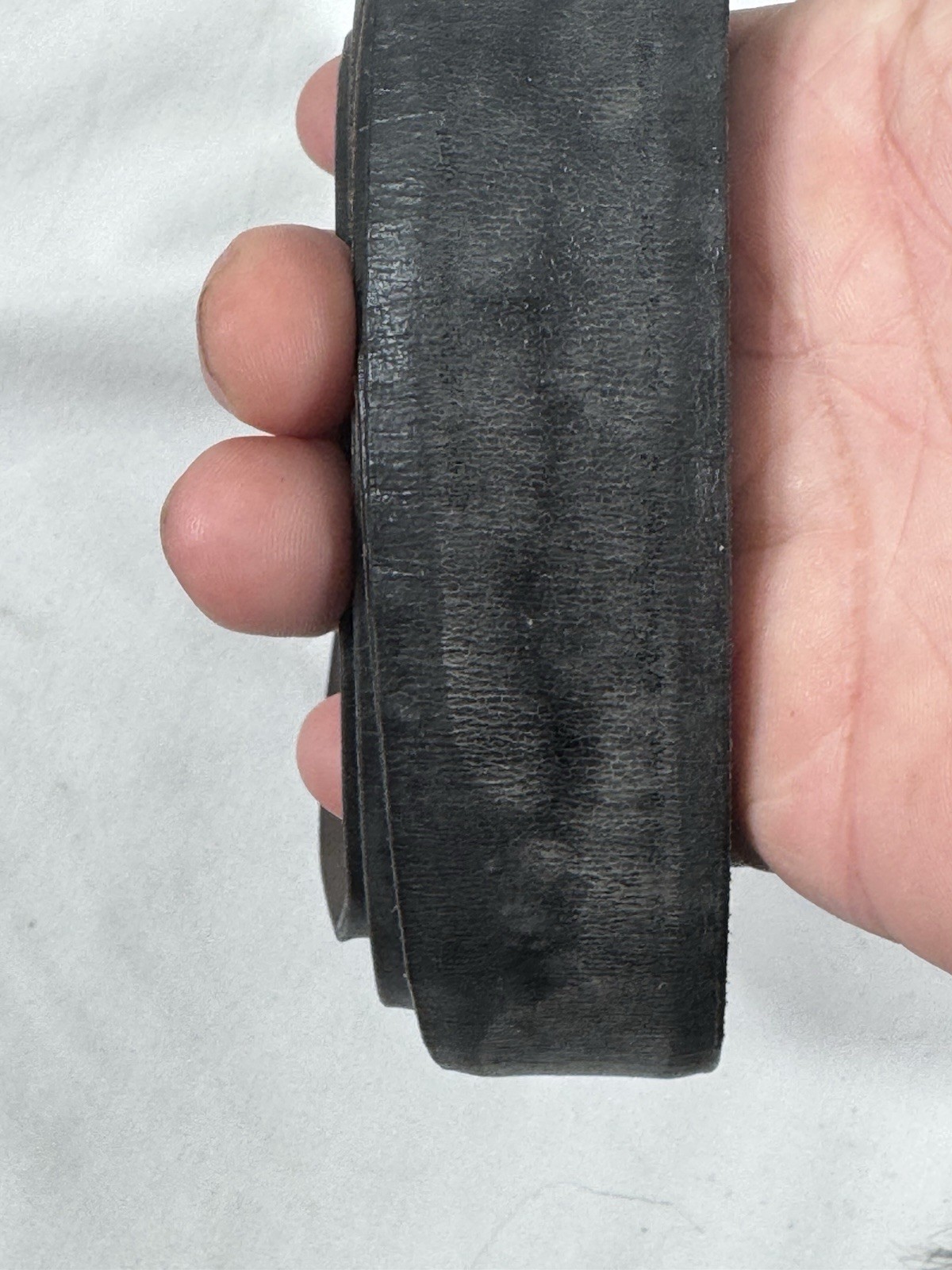 Vintage Extra Long 70” Genuine Leather Reversible Brown Black Belt Strap Snap