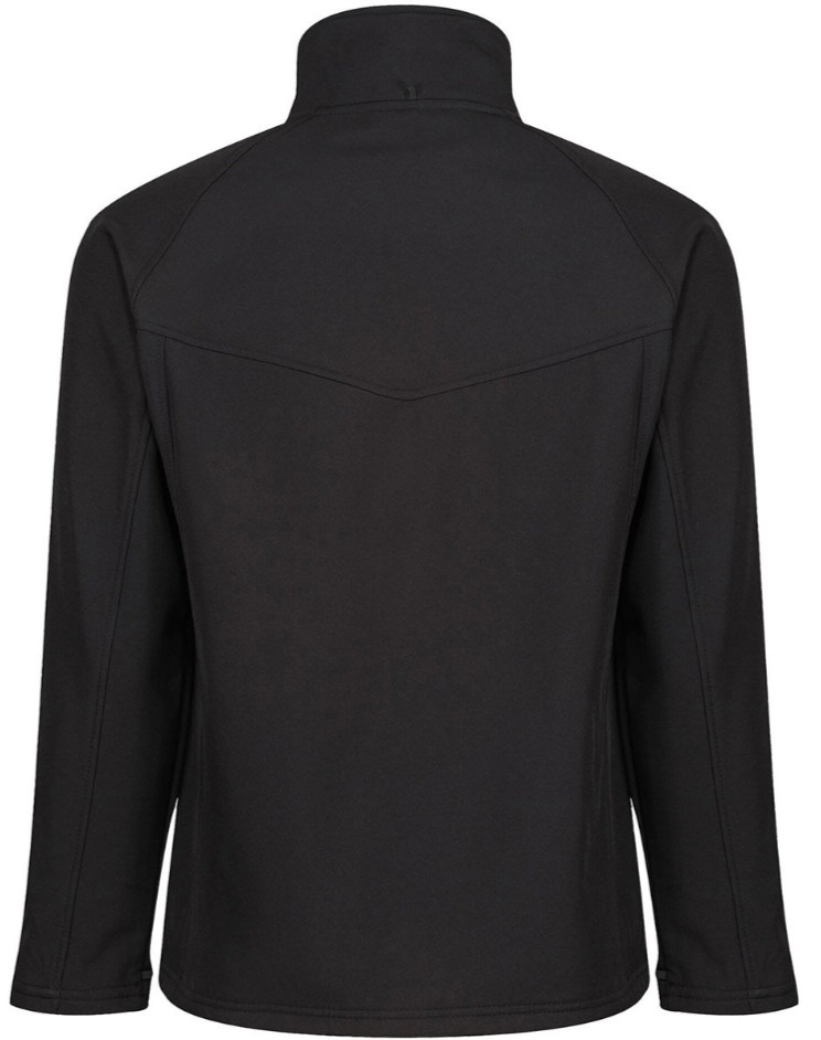 Men’s Softshell Jacket Regatta Uproar Black Fleece Lined Water Resistant New