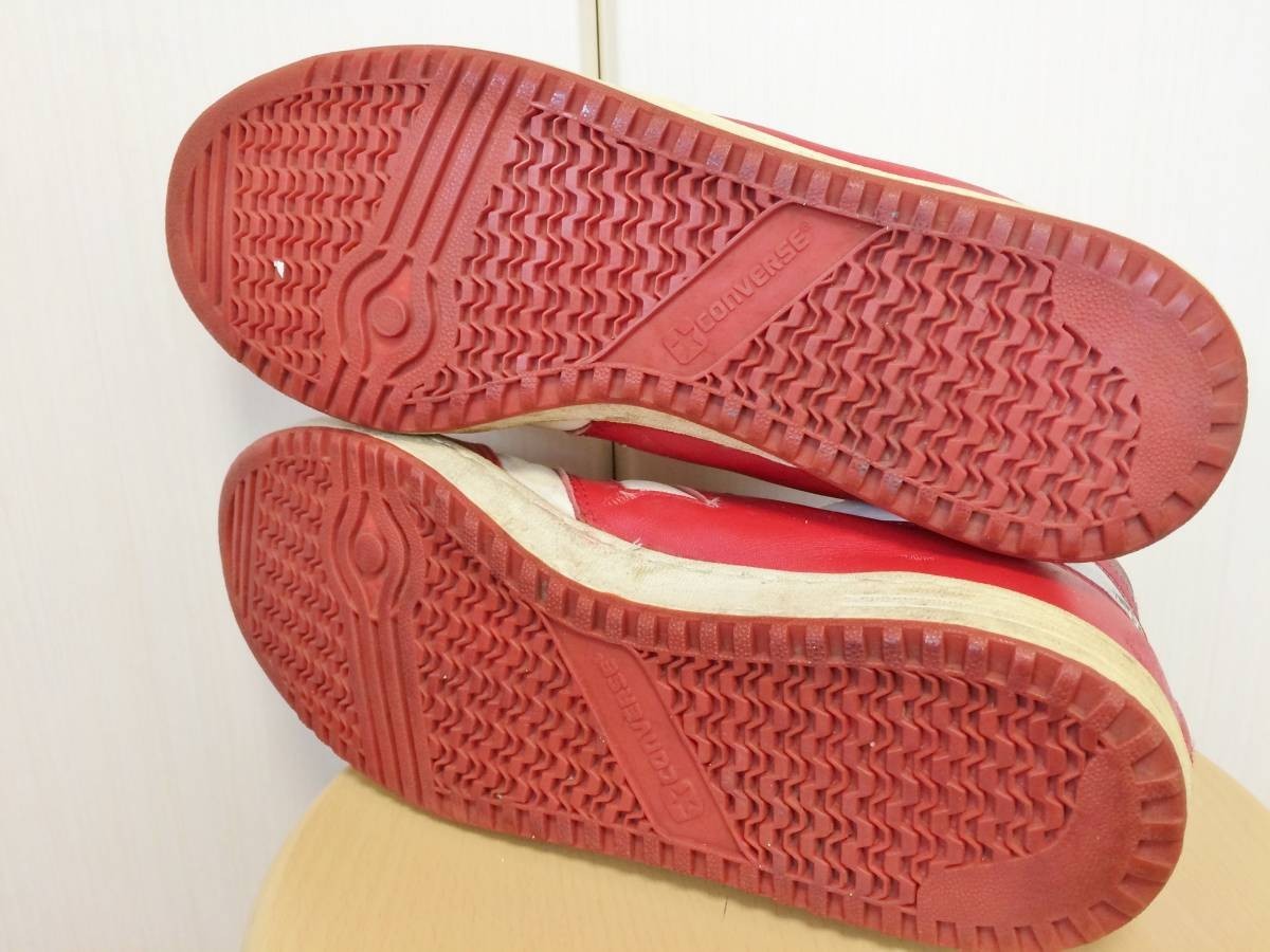 Converse 80s Vintage Sneakers WEAPON HI Red White Men’s Shoes