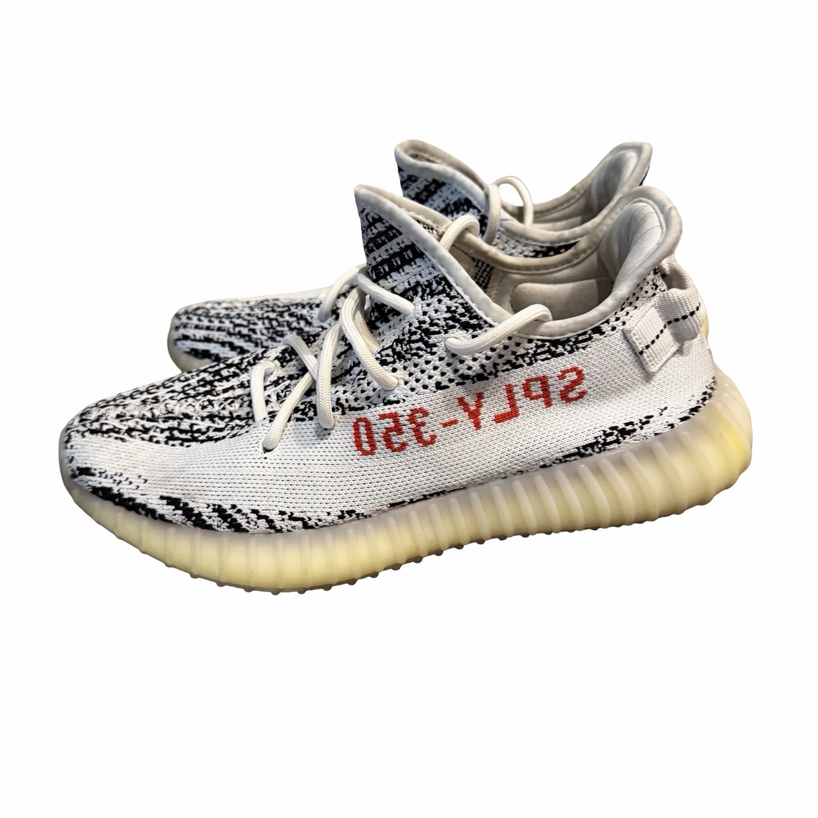 Adidas Yeezy Boost 350 V2 Zebra CP9654 Mens Size 7 No Insoles