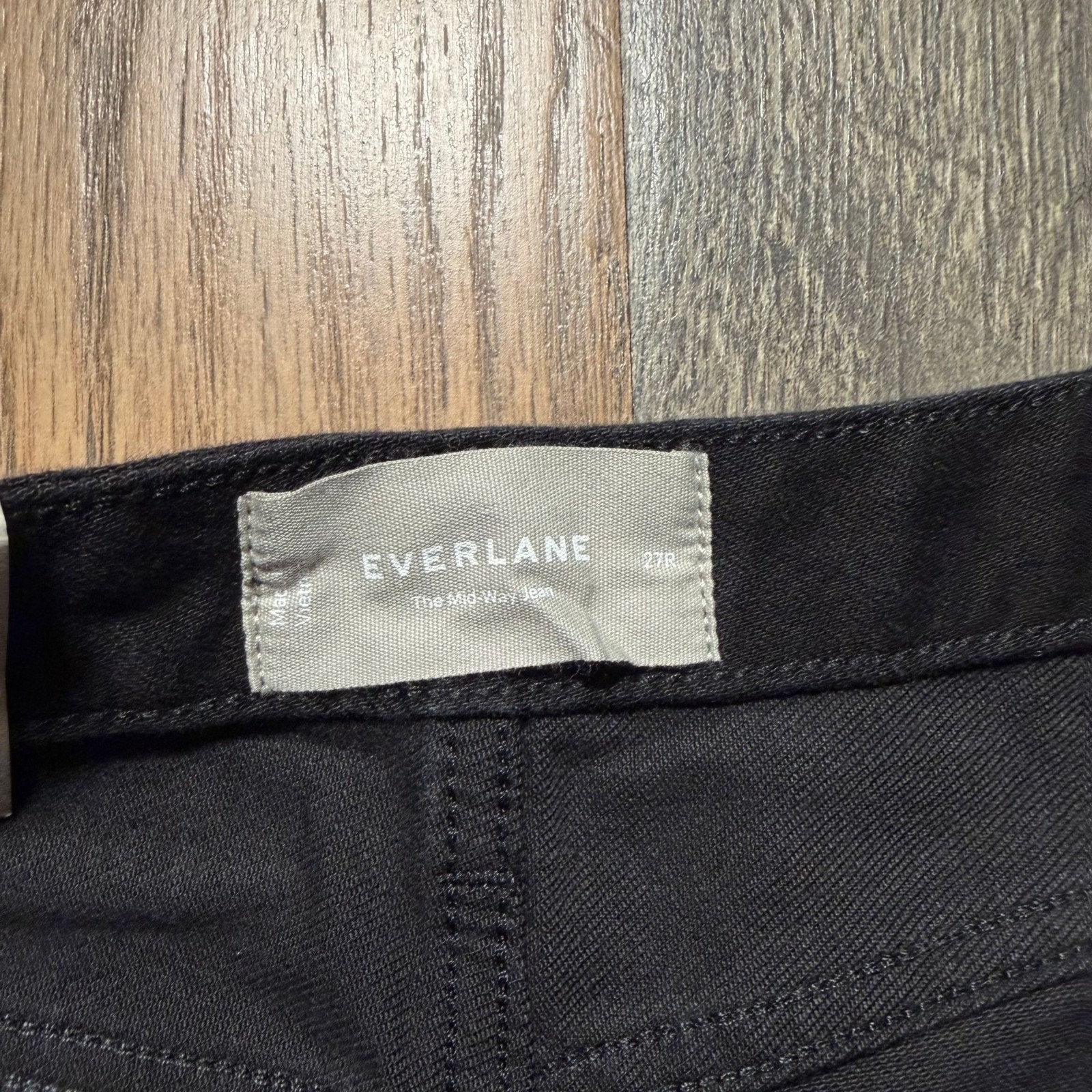 Everlane The Mid-Way Jean Washed Black Size 26 Regular NWT