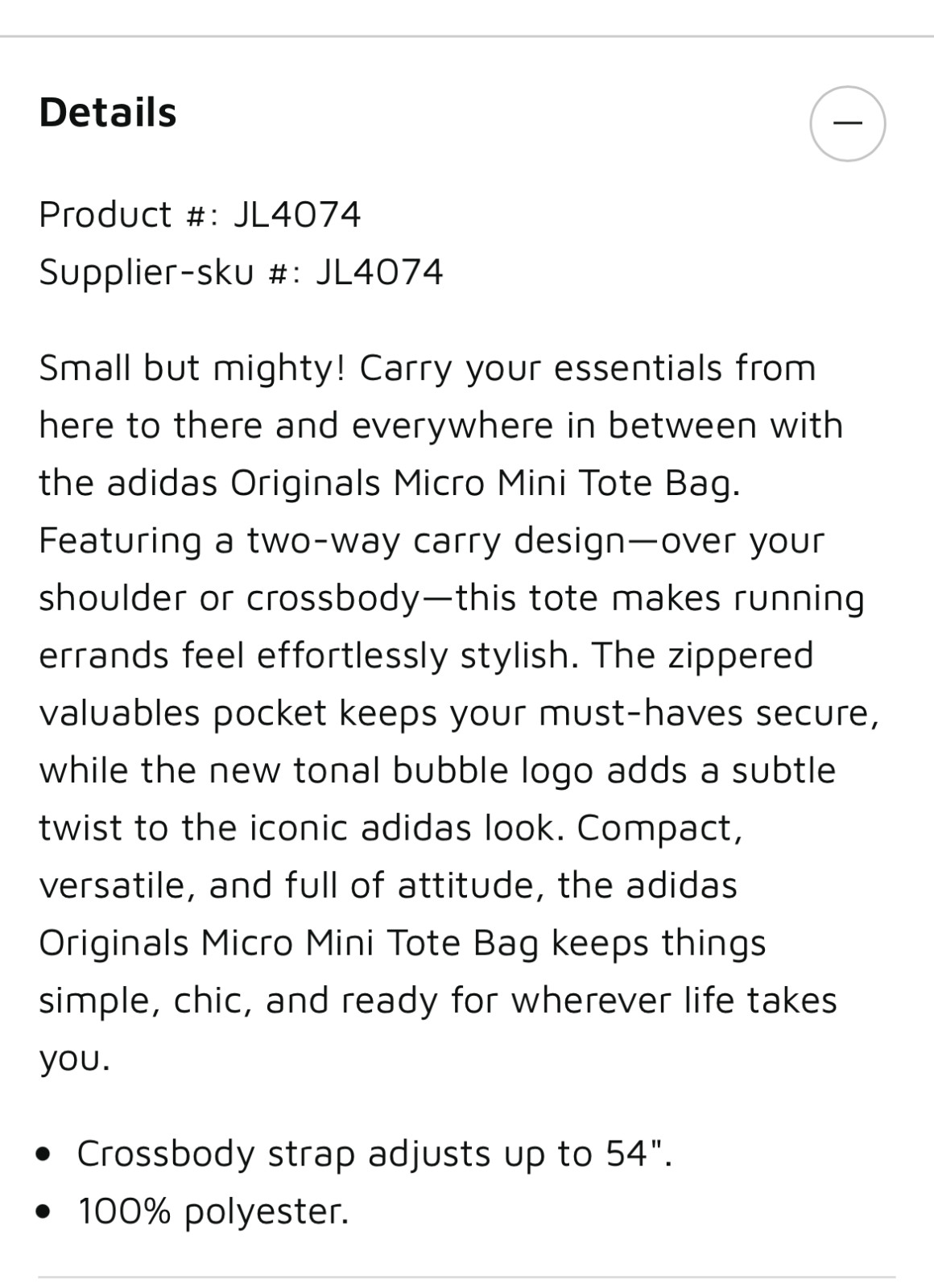Adidas Perf Micro Mini Tote Reptile Halo Silver-Gray Handles & Cross Body Strap