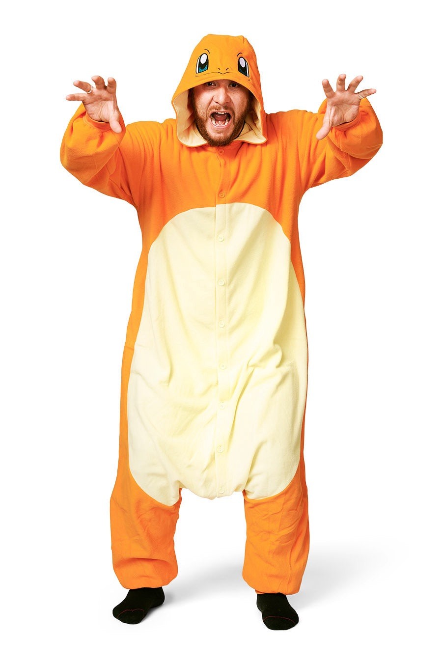 SAZAC Kigurumi Pokémon Cosplay Costume Charmander Pajama Adult Unisex