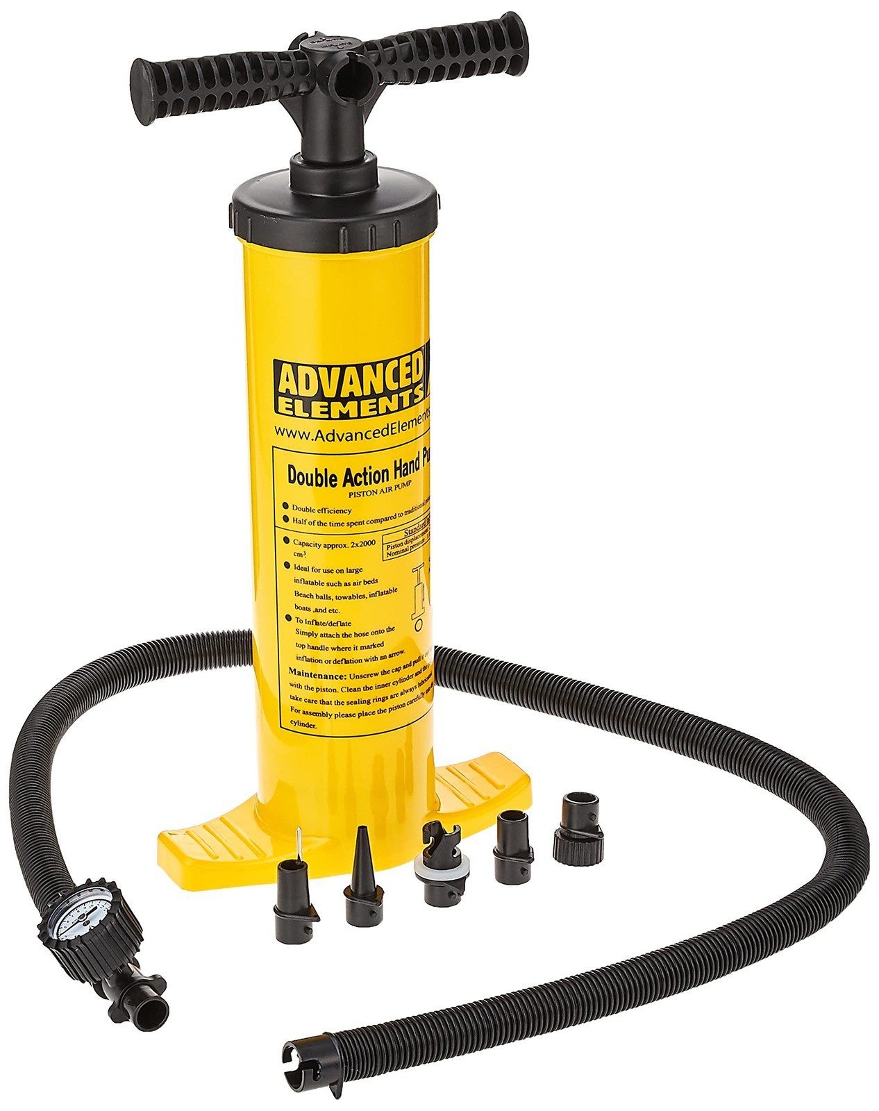 ADVANCED ELEMENTS Double Action Pump w/Pressure Gauge Not Specified