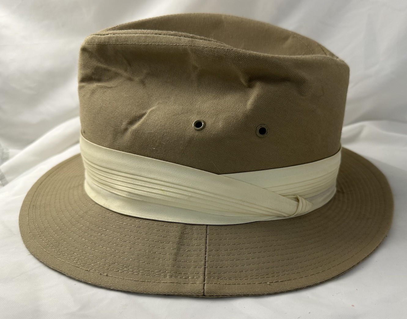 Dorfman Pacific Tan Fedora Hat Medium (Made in Sri Lanka) Classic