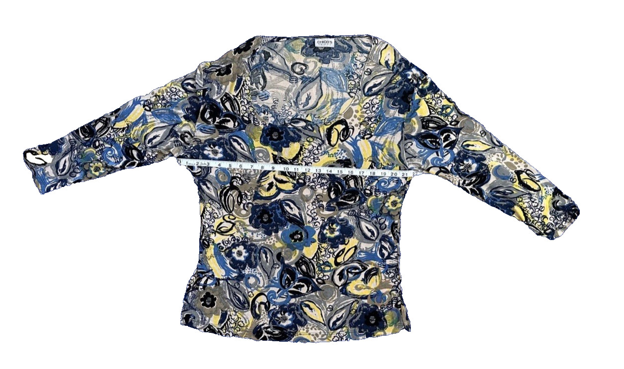 Comfortable & Cute “New” CHICO’s (3.5) XL/18 Long Sleeve Top