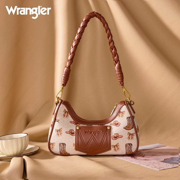 Wrangler Western Print Cowgirl Shoulder Bag