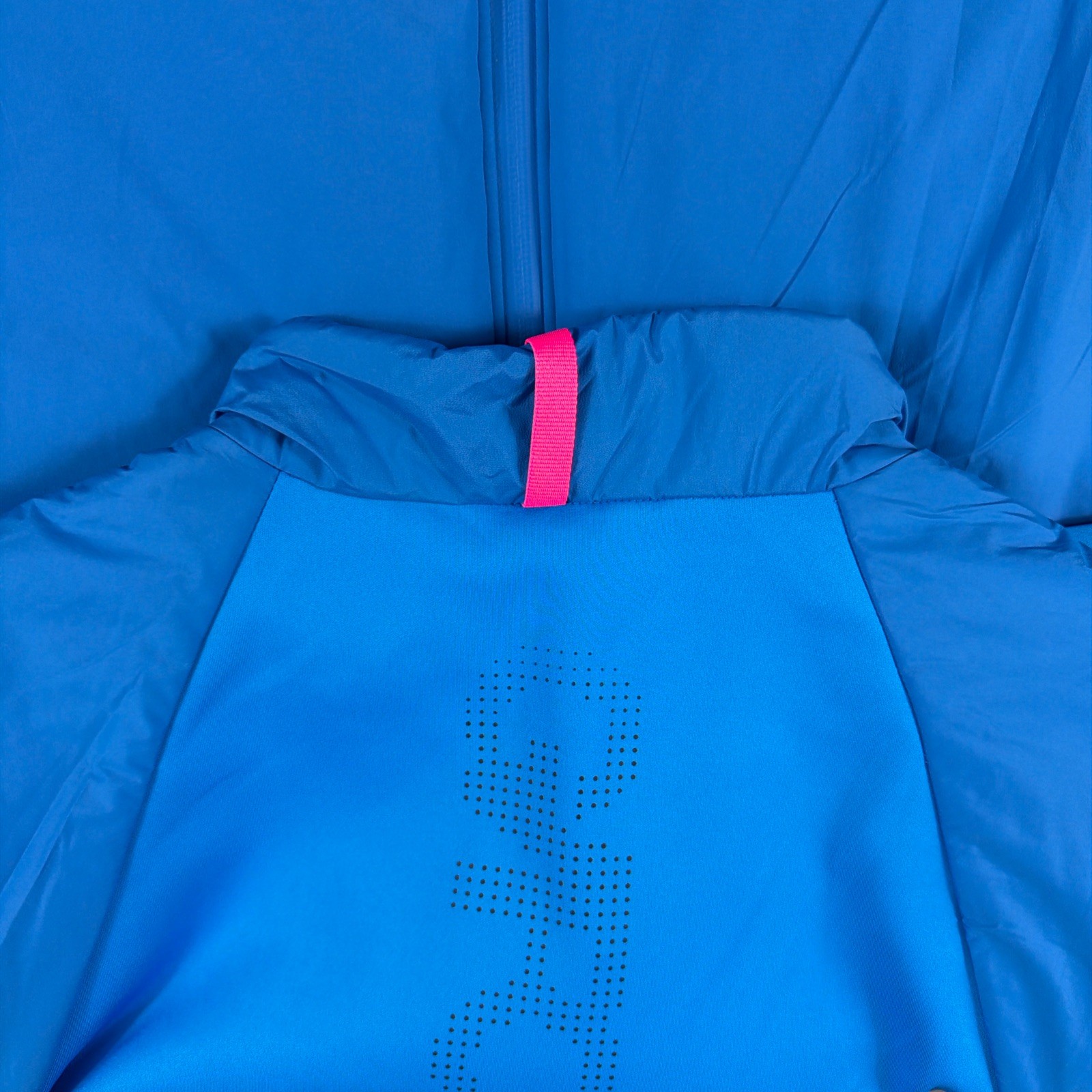 G/Fore G4 Golf Jacket Sleeve Logo Large Racer Blue Nylon Polyurethane MSRP $360