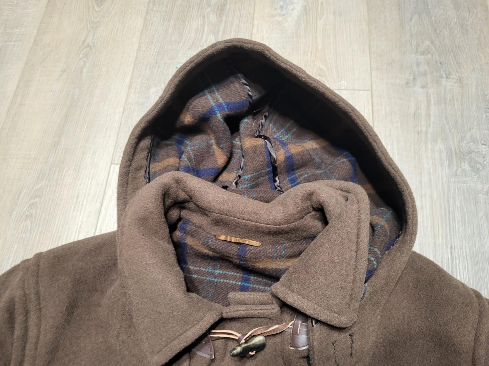 Vintage Griffe Duffle Coat Toggles Wool Cashmere Womens Italian Size 50 US:14 XL