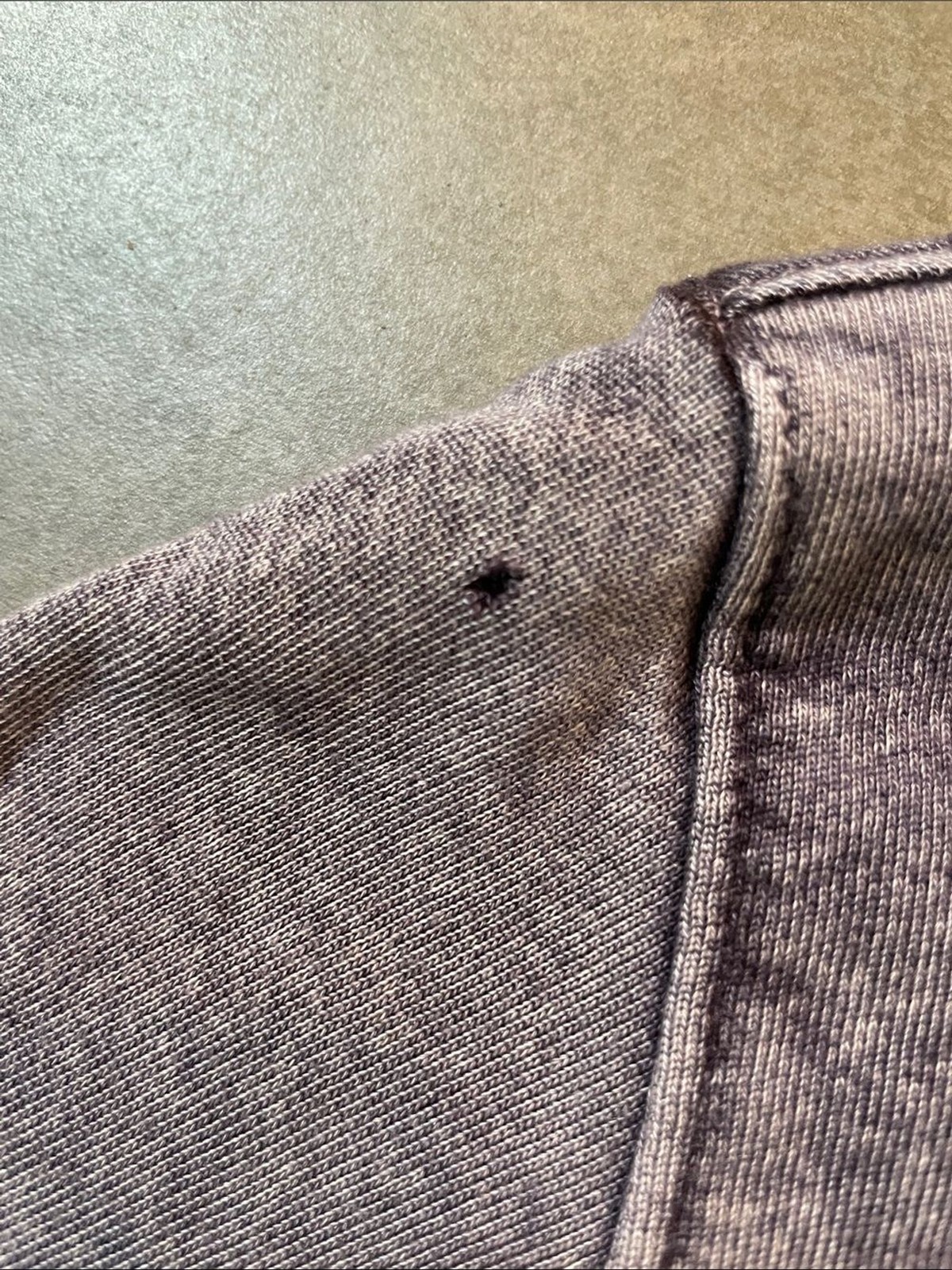 Sundry Zip-Up Hoodie in Heathered Purple Sz 3 Large