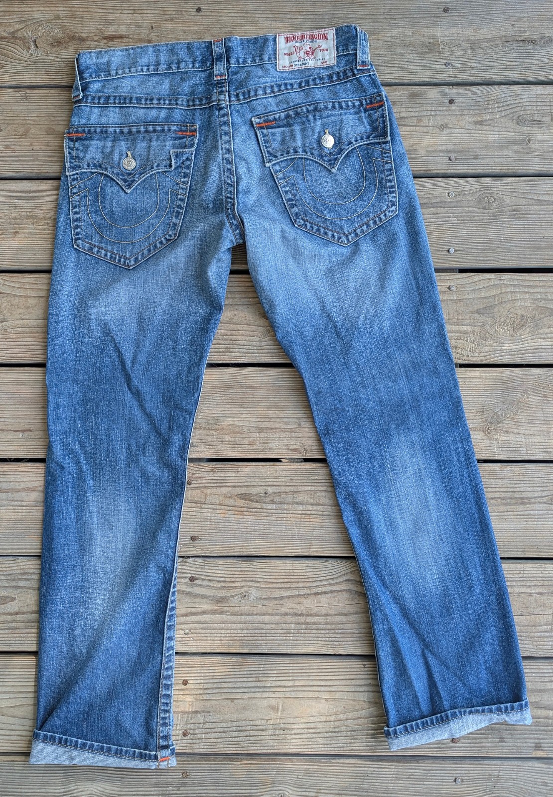 True Religion Ricky Straight Flap Pockect Jeans Men’s size 33