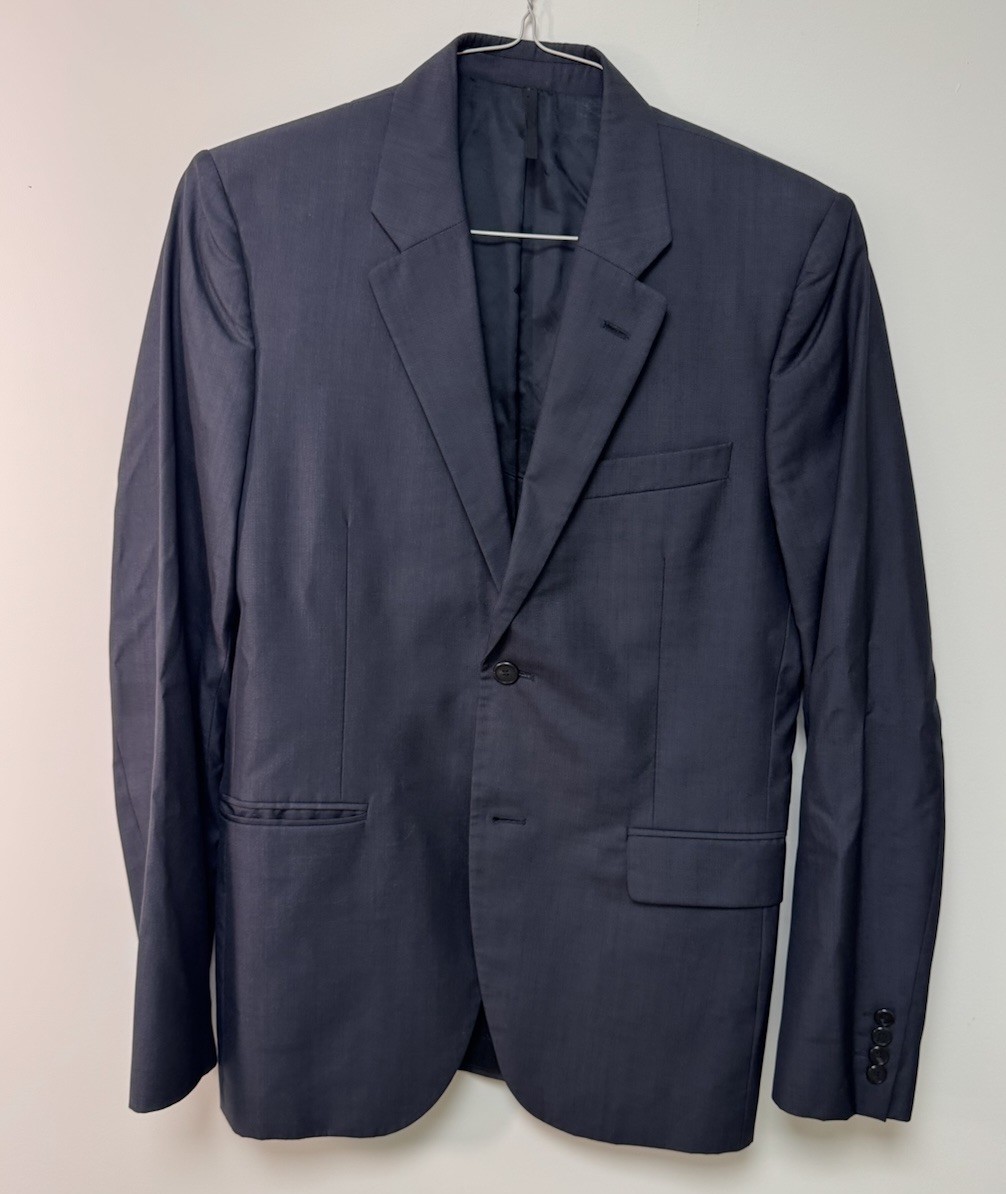 Givenchy Paris Blazer Wool Silk Grey Jacket Size 38R EU 48