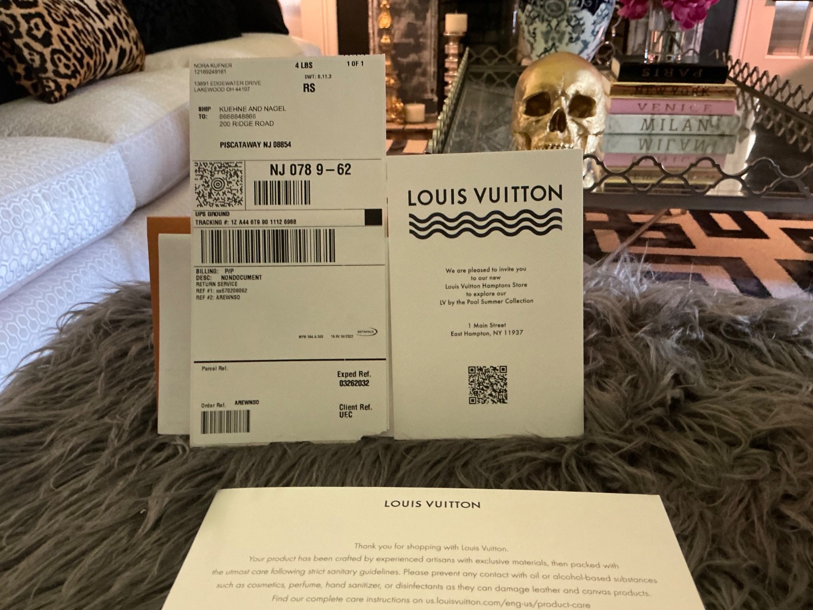 Louis Vuitton Grand Palais Purse Empreinte Black Noir M45811 $3850 Box Excellent