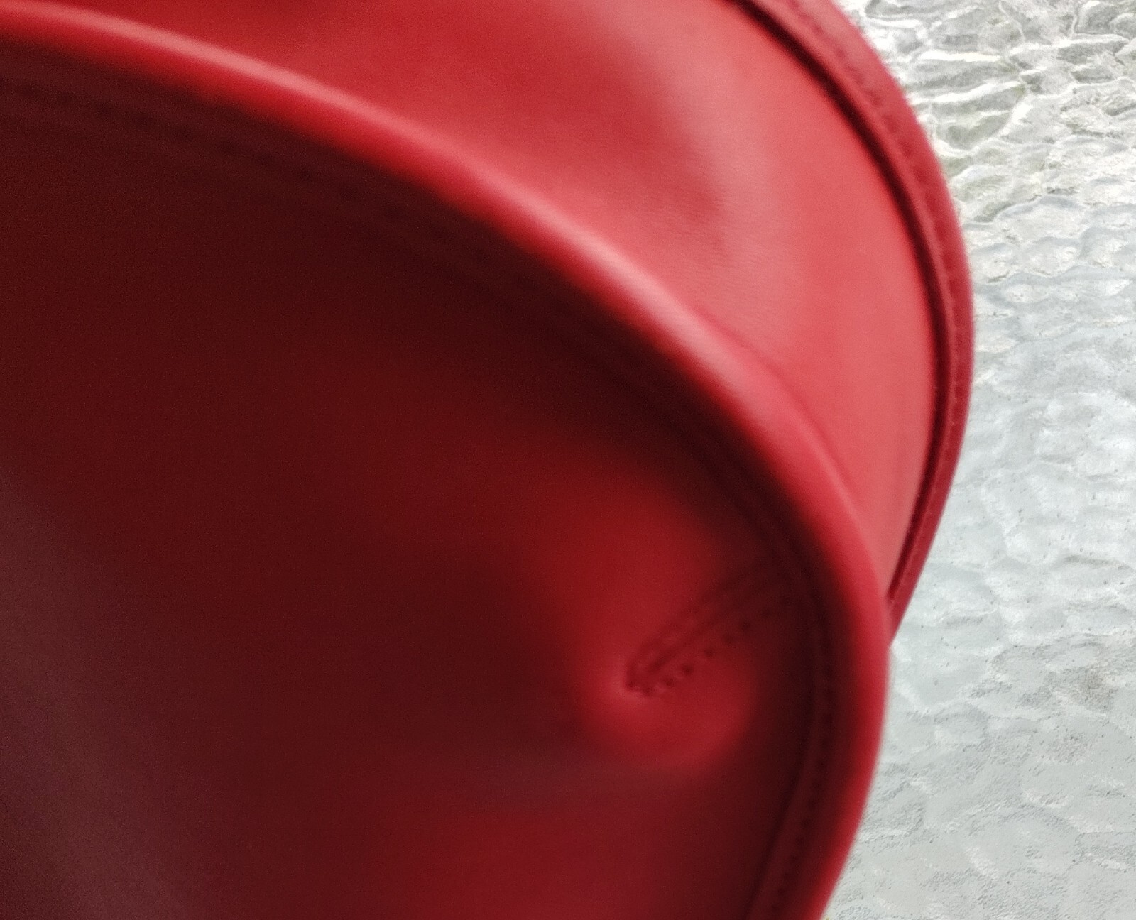 Coach RARE MINI 9027 Cherry Red Leather Ergo Shoulder Bag
