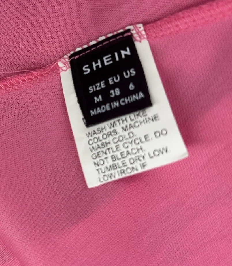 Bright Pink Barbiecore Flared Slit A-Line Midi Dress Womens Size Medium