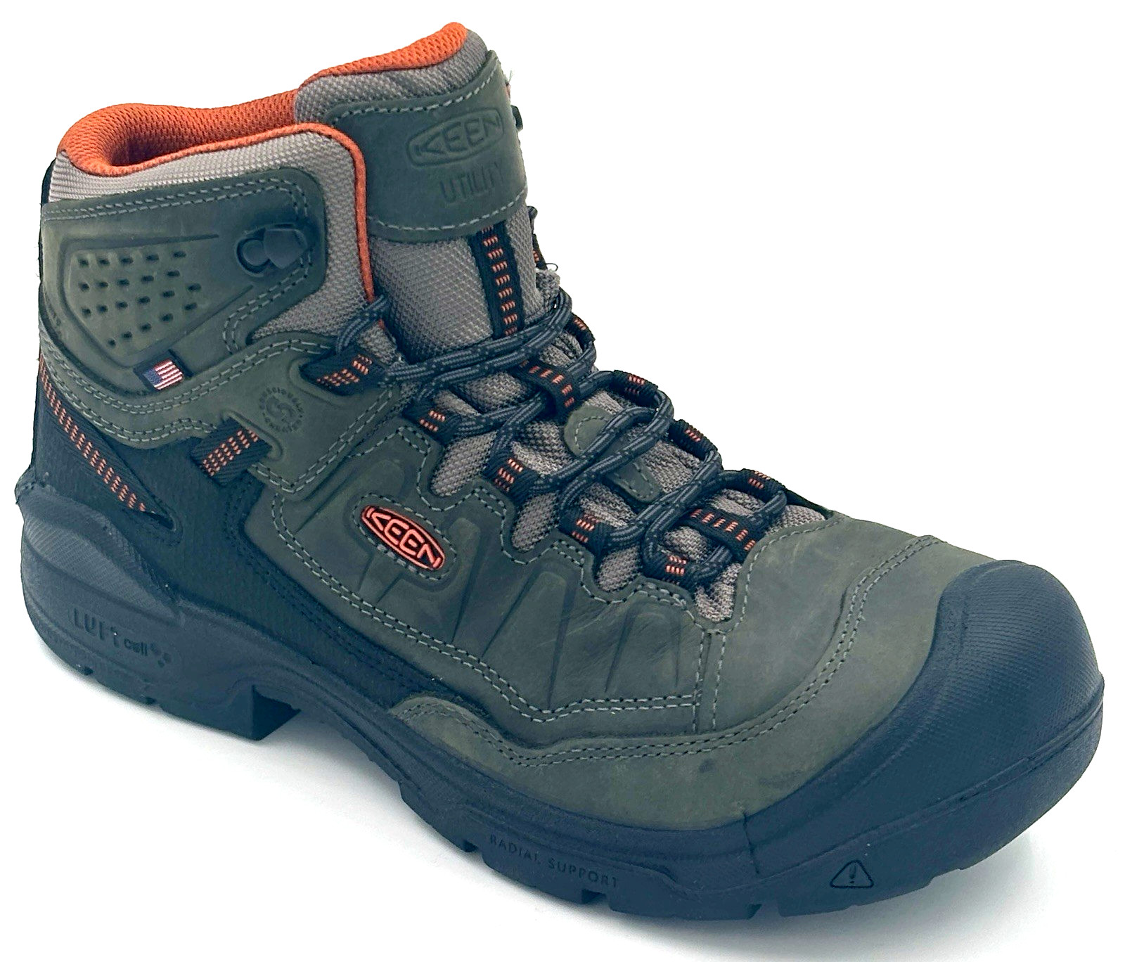 KEEN Utility USA Men’s Targhee IV Carbon Toe Waterproof Work Boots 1032239