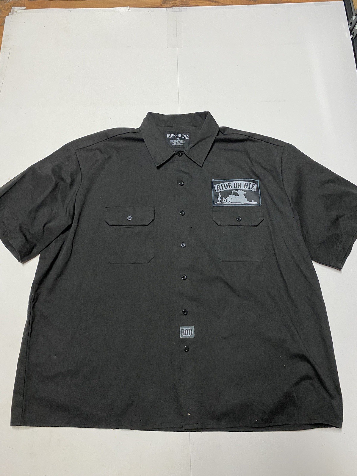 Ride Or Die Motorcycle Shirt Mens 4XL Gonzales Art Partner In Crime Graphic