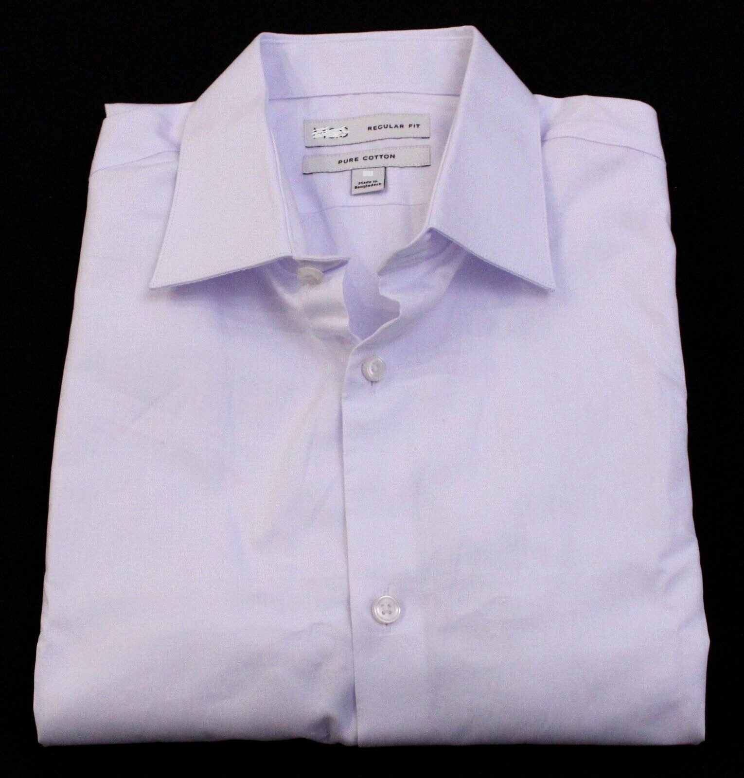 Ex M & S Mens Formal Long Sleeve Regular Fit White Shirt Work Sizes ~ S to XXXXL