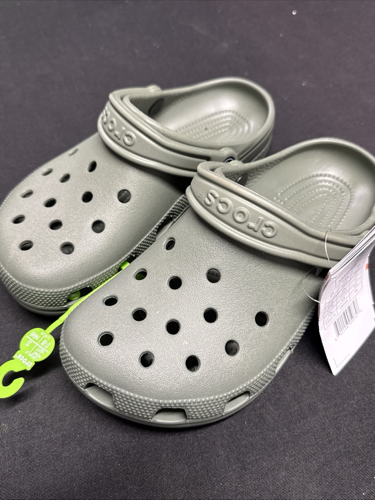 🌪️ Crocs Classic Clog Color Gray 👽 Men’s 4 / 6 Women’s, Fast Shipping 🐊