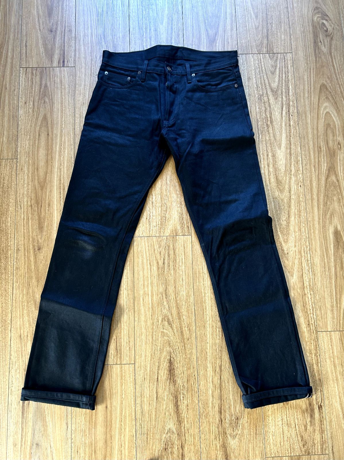 3 Sixteen SL220X Size 34″ Black Selvedge Denim Jeans. Excellent Condition.