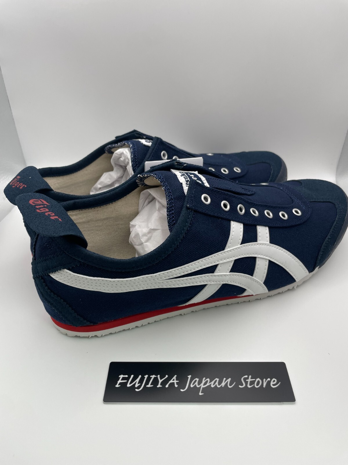 Onitsuka Tiger MEXICO 66 SLIP-ON Unisex 1183A360 401 NAVY/OFF-WHITE M8/W9.5