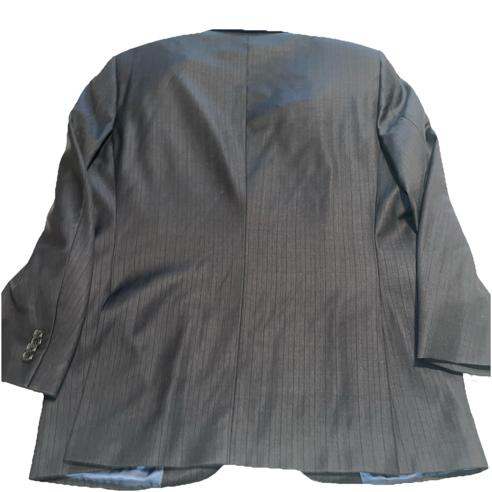 Peter Millar Blazer Men’s 42R Blue Wool 2 Btn Patch Pocket Double Vent Half Line