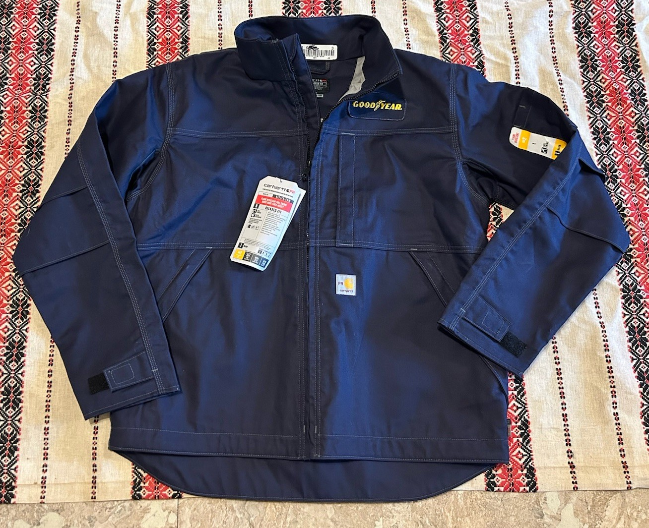 NWT Carhartt Flame-Resistant Full Swing Duck Jacket Sz L 0J2179 Good Year