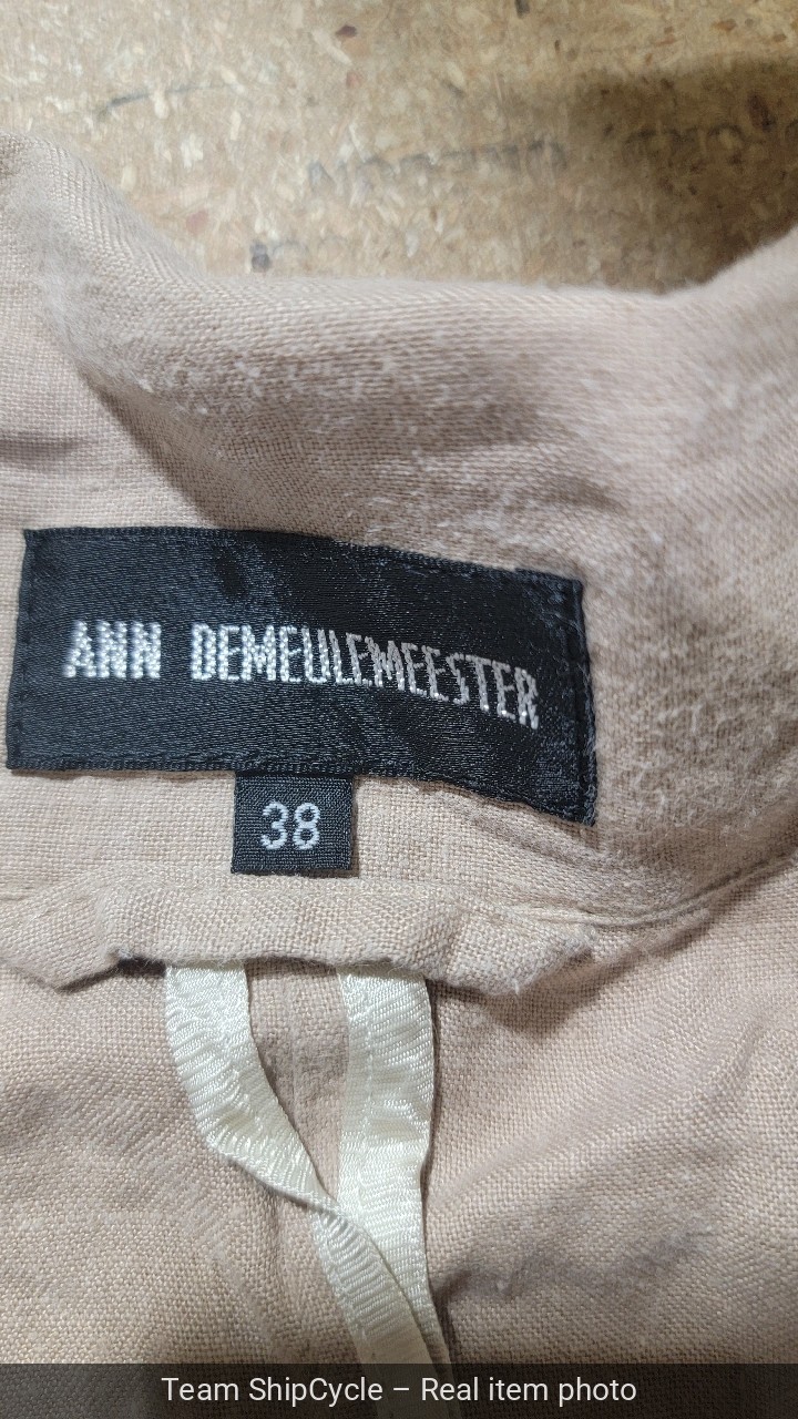 Ann Demeulemeester100 Hemp Jacket G2U