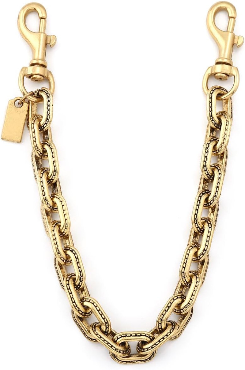Bag Purse Charms Extender Chain – Chunky Gold/Silver Chain Strap for Handbags –