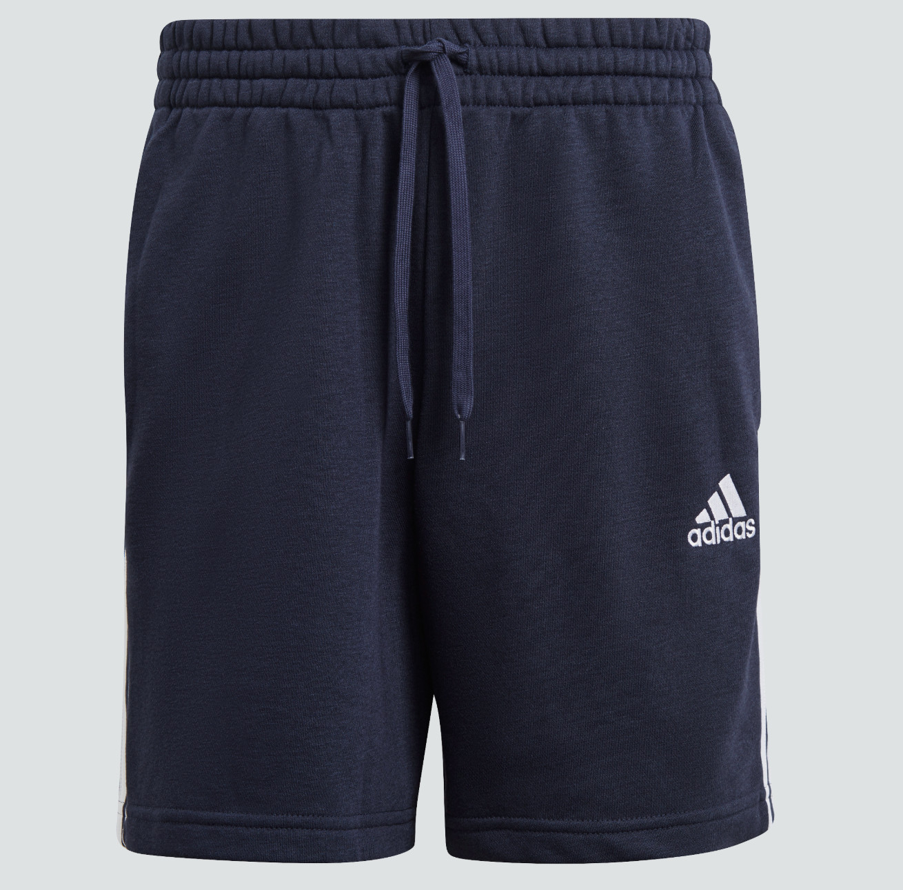Size M – Adidas Men’s Essentials French Terry 3-Stripes Shorts