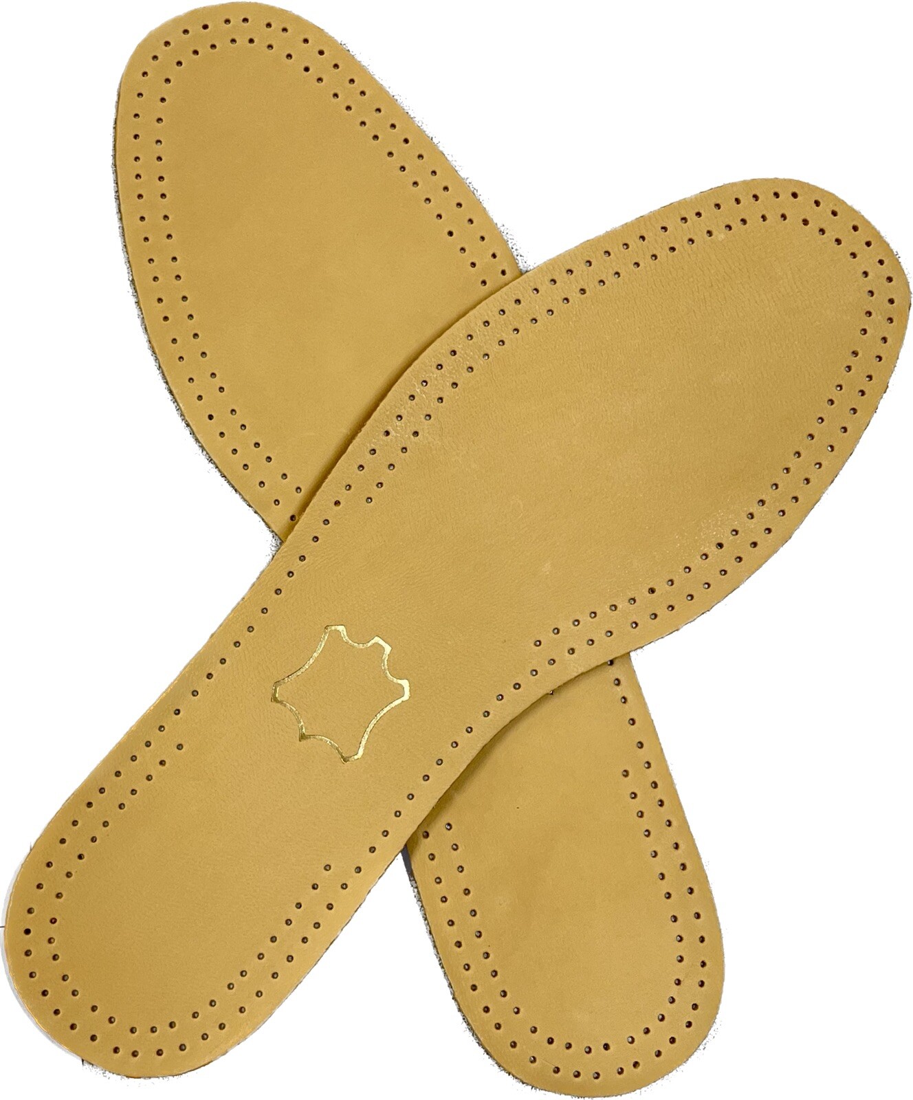 Genuine Leather Full Insoles Flat Shoe Inserts Comfort Four Seasons Men Women
