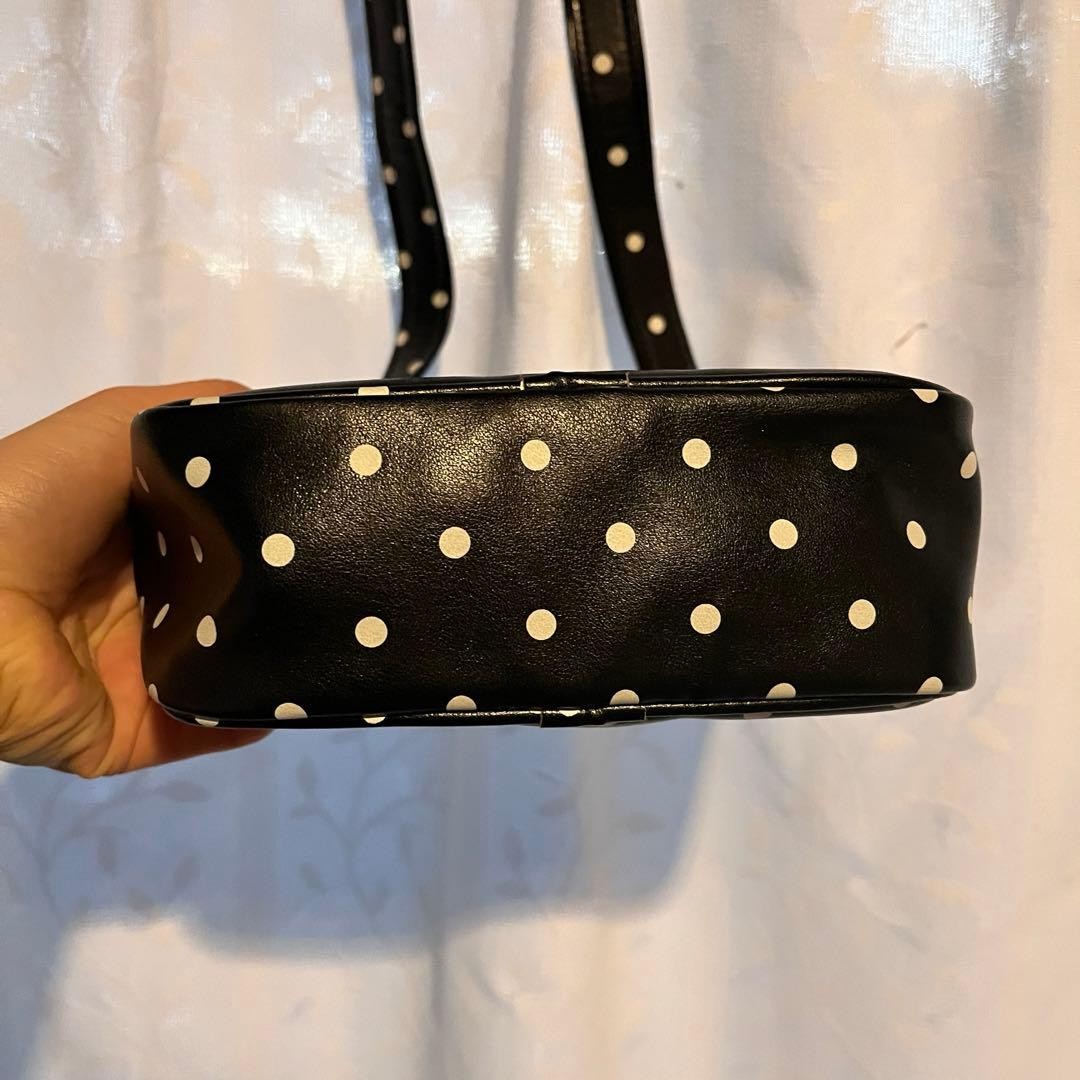 Comme des Garcons GIRL Polka Dot Black Crossbody Shoulder Bag – Near Mint