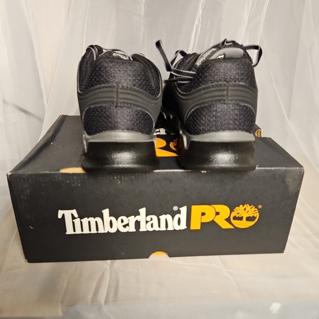 Timberland PRO Powertrain Sport Alloy Toe EH Work Shoes Black Slip Resistant
