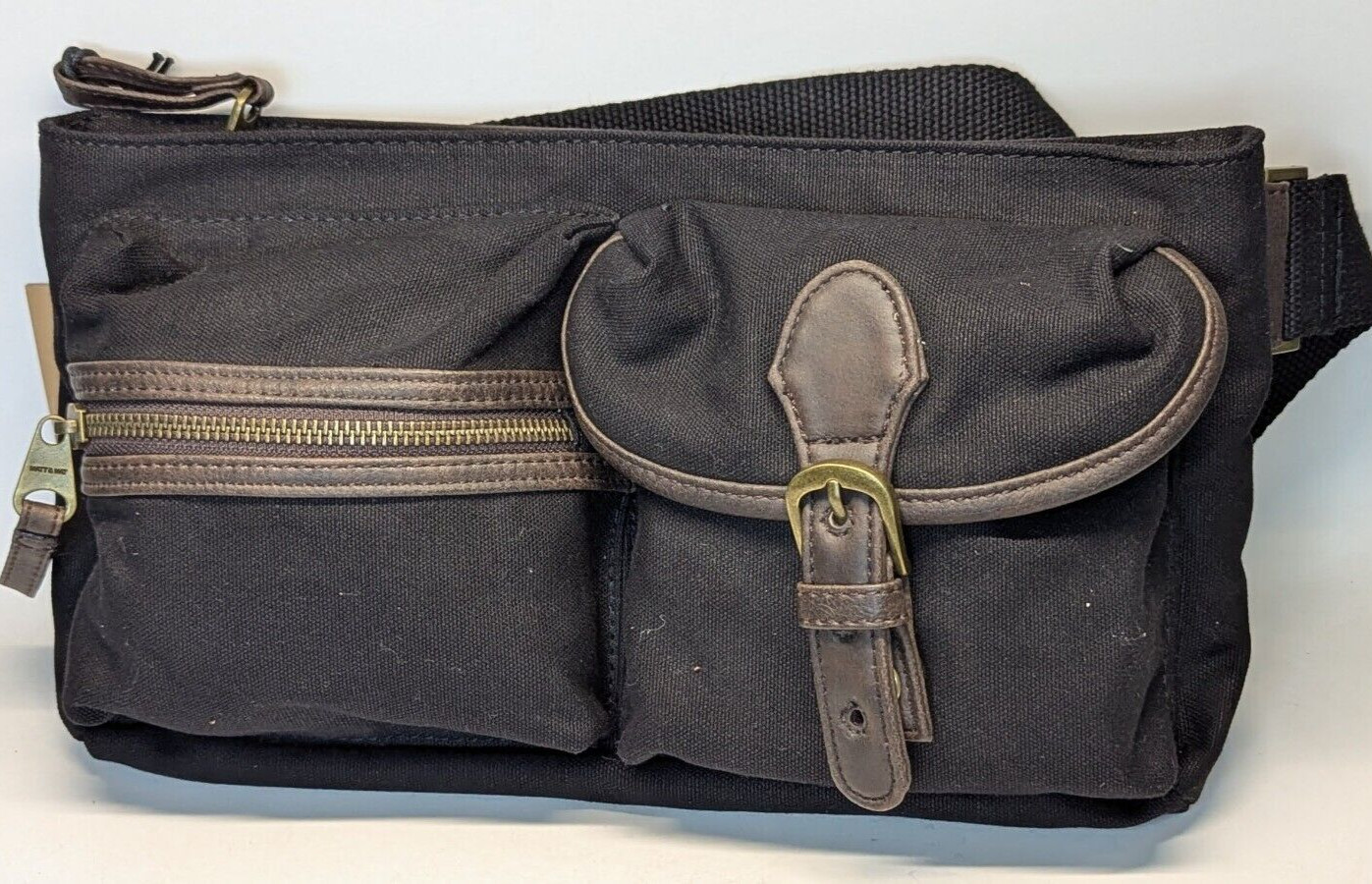 Matt & Nat Vegan Leather/Canvas Hip Or Fanny Bag FANNY-CV