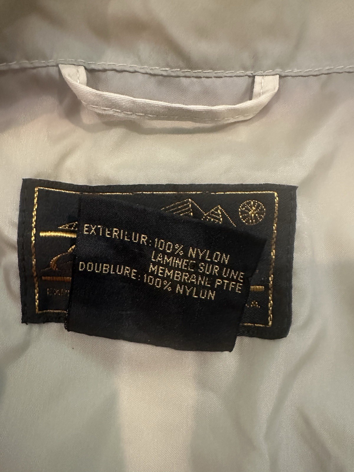 Vintage Eddie Bauer Men’s M RainJacket Beige made in Hong Kong