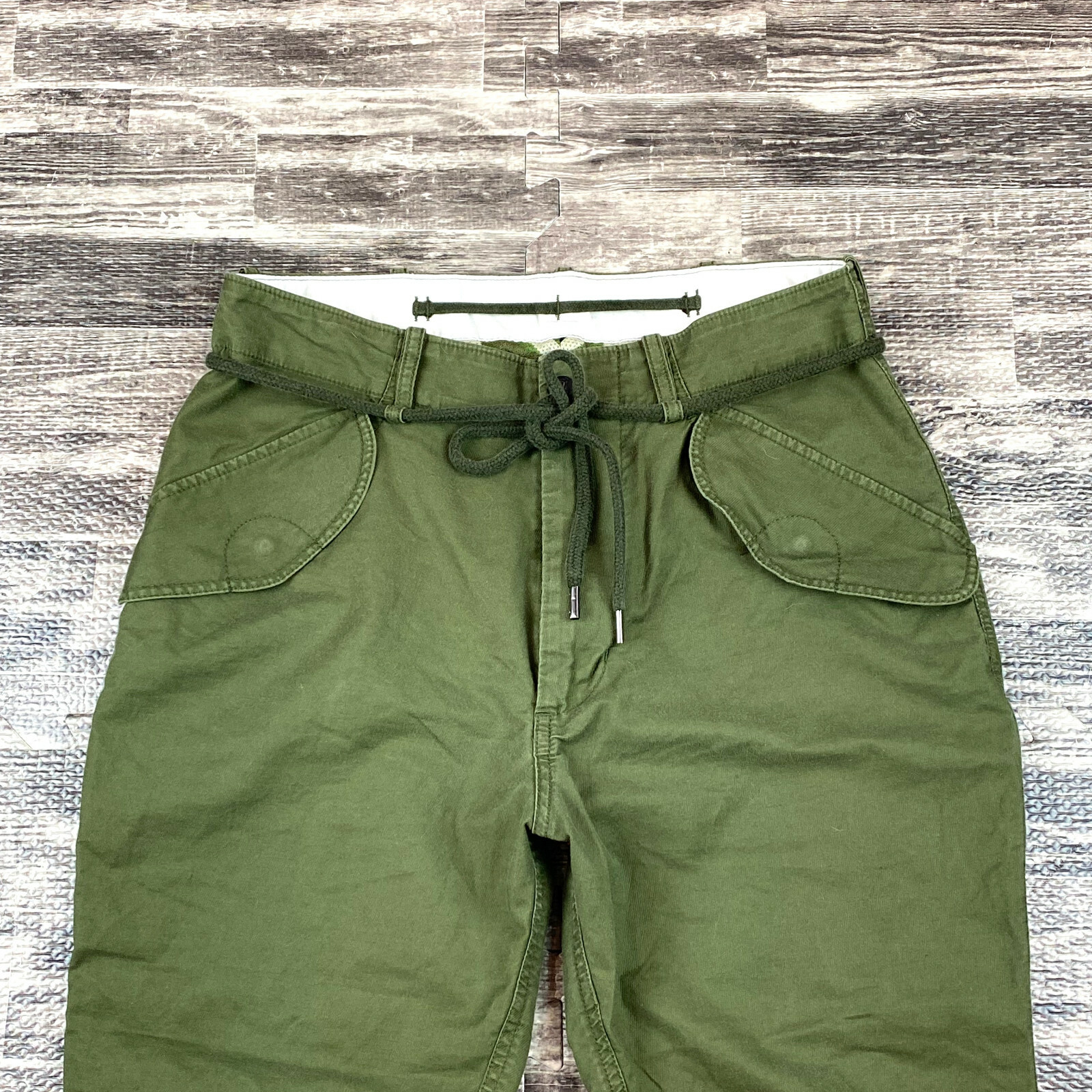 Narifuri Tokyo Japan Tactical Crop Drawstring Pants Size S Small