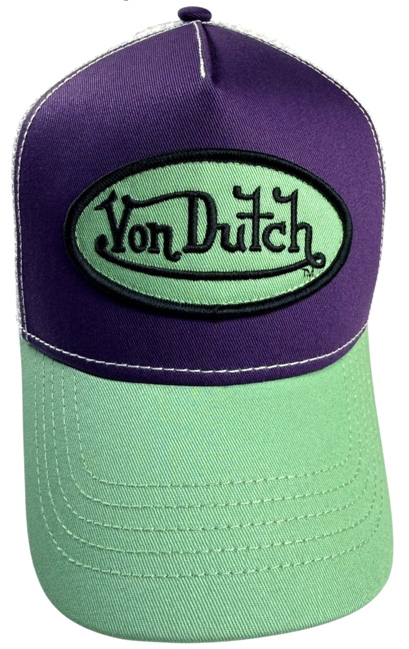 Von Dutch Hat (DARK MAGENTA) Mesh Snapback Trucker One Size BRAND NEW W/ TAGS!