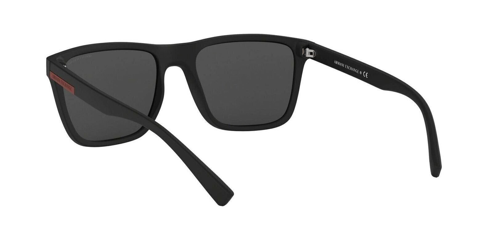 A|X Armani Exchange Men’s AX4080S 80786G Matte Black/Light Grey Mirror lenses