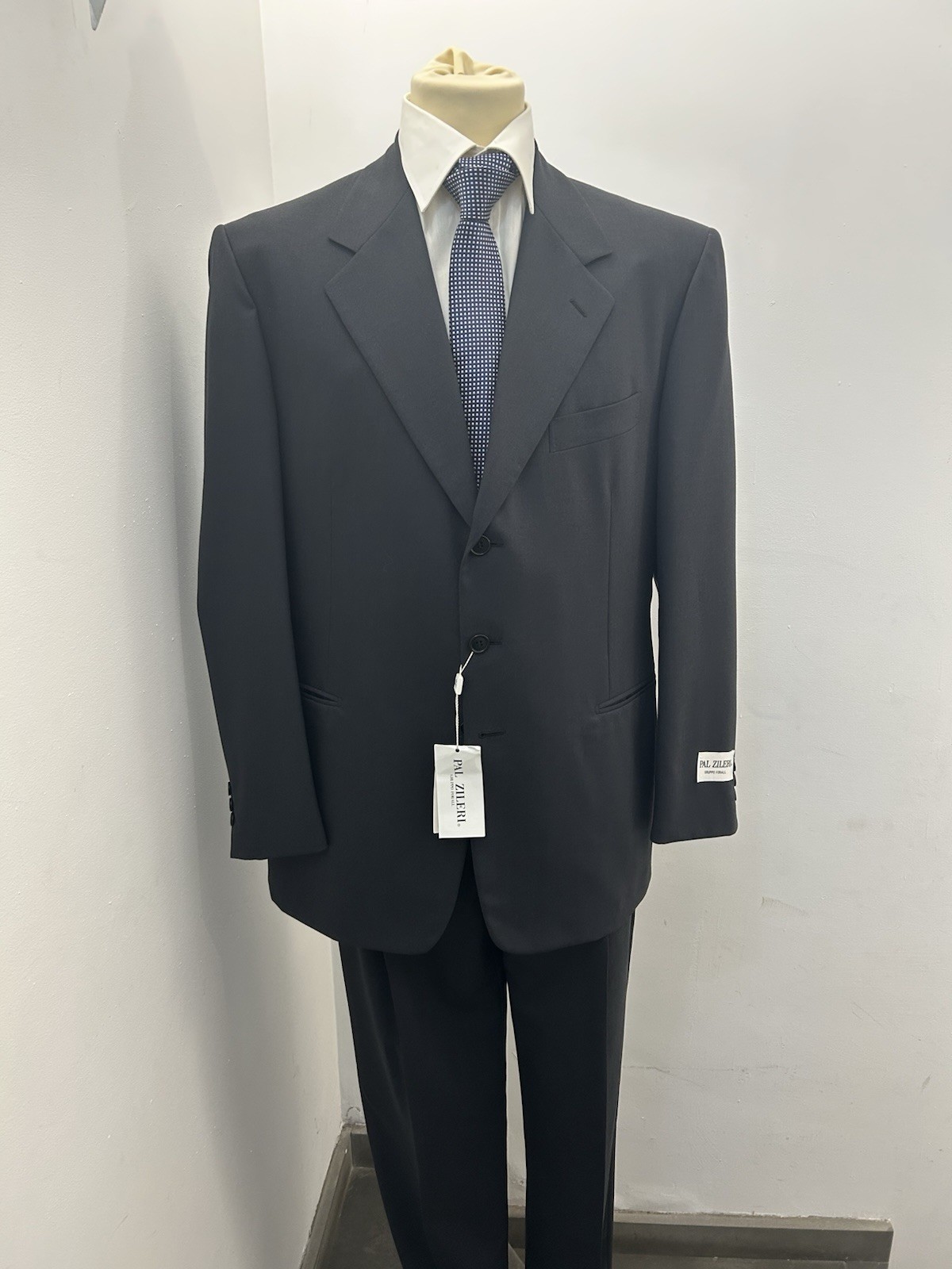 PAL Zileri Jumpsuit Dress Set, New With Wonderful Dark Grey Tag