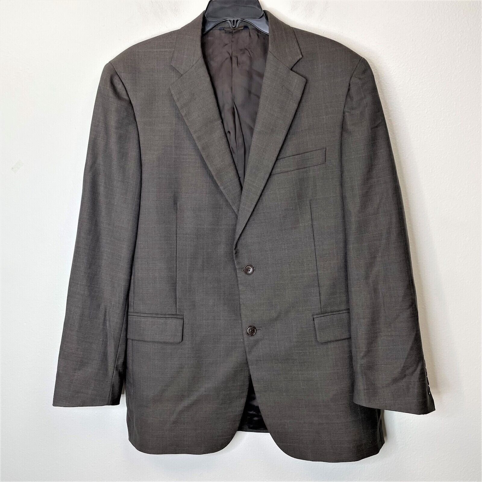 Brooks Brothers 1818 Madison Wool Suit Jacket Size 42L Estato Trabaldo Togna