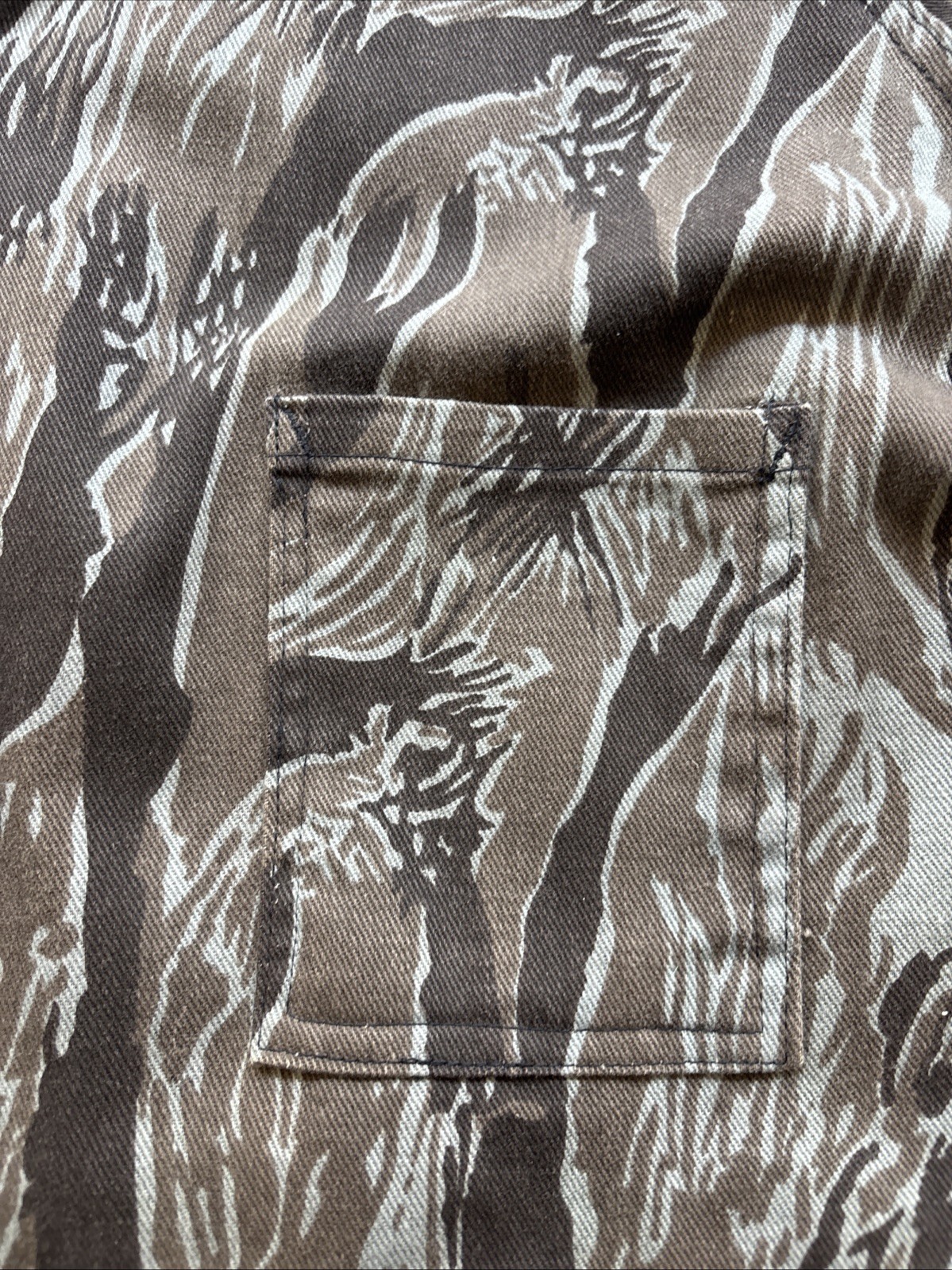 VTG Ranger Tiger Striped Camo Zip-up Jacket