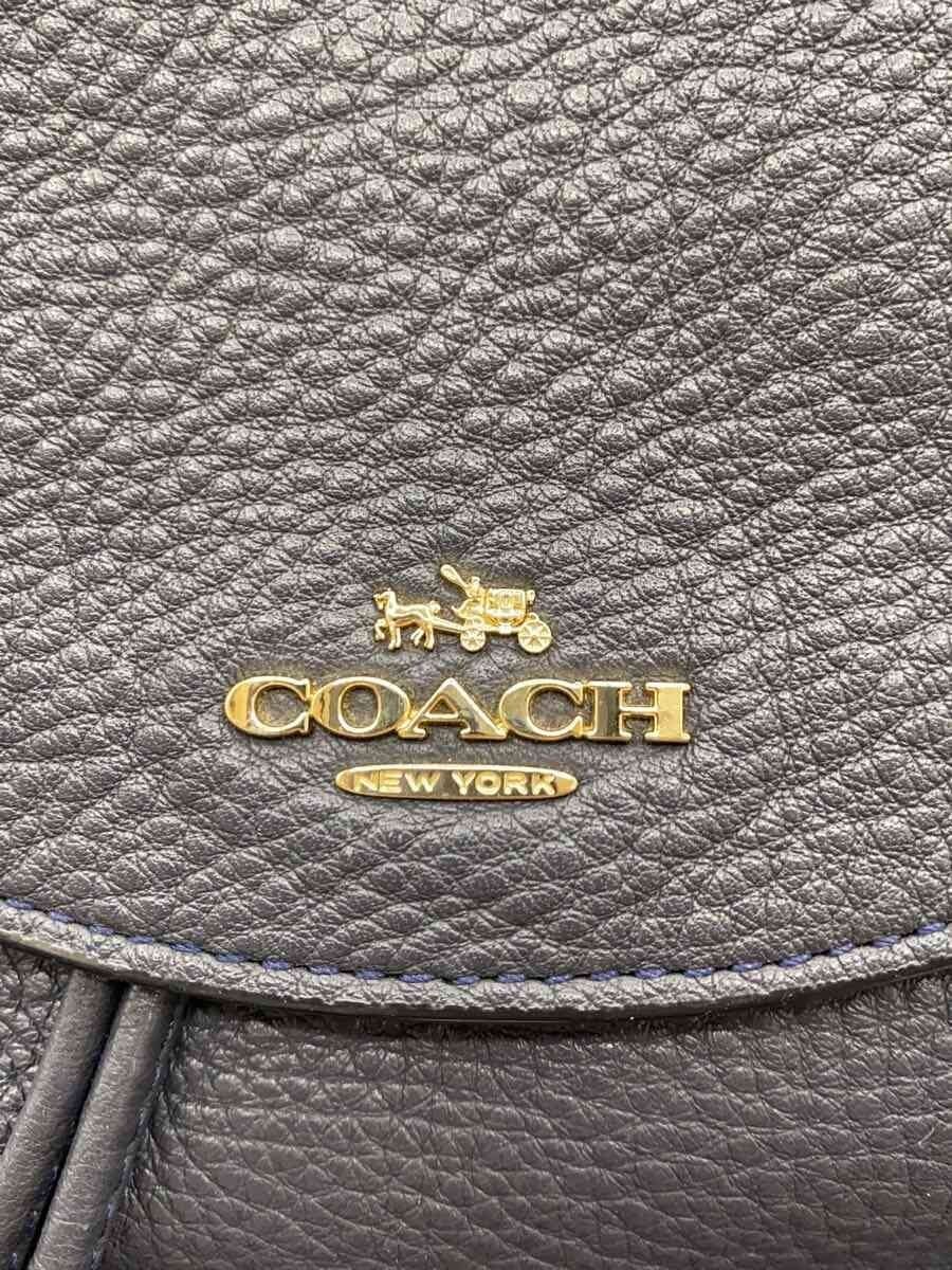 COACH Leather Bag NVY H1780-F37410