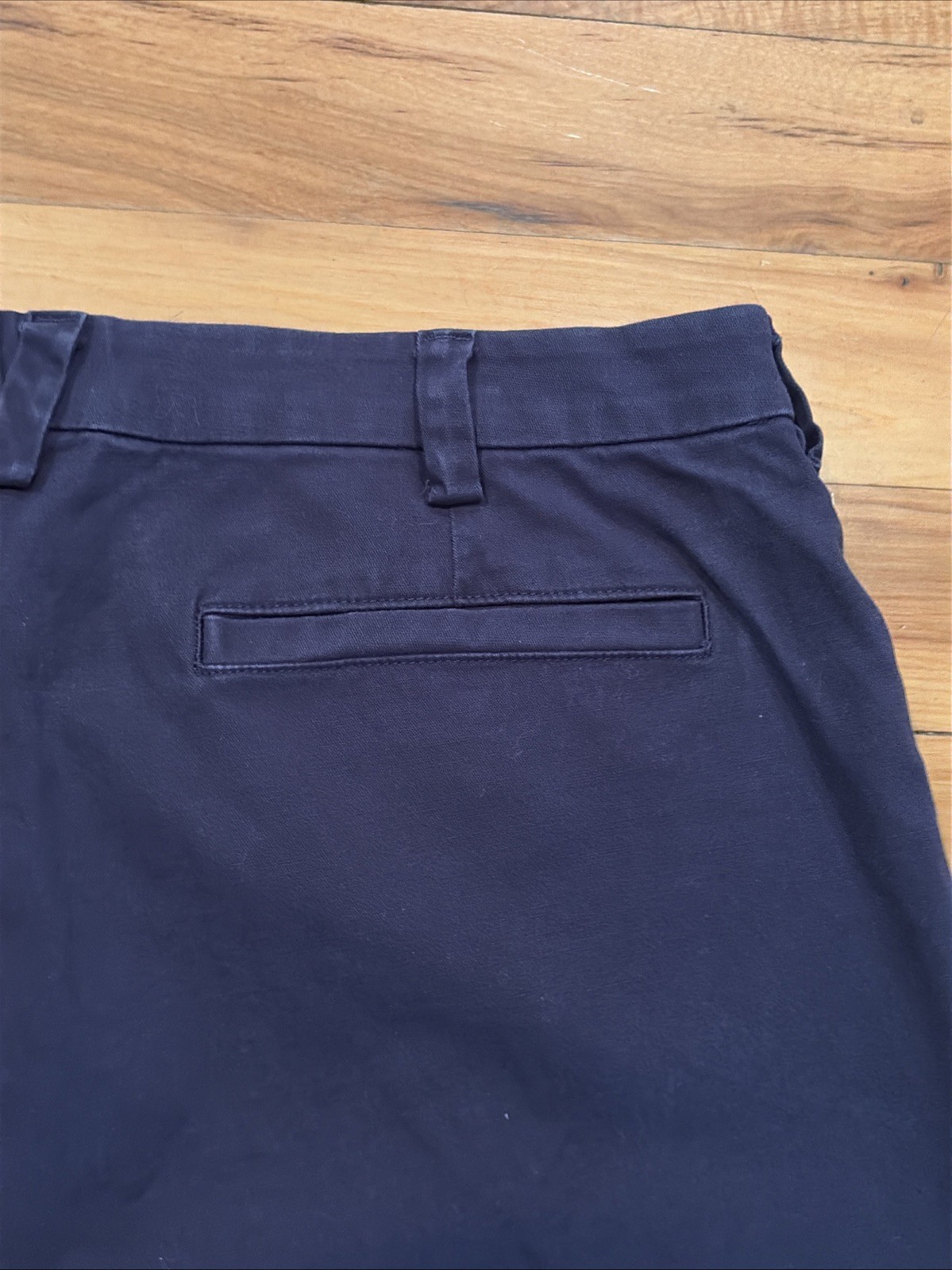 Duluth Trading Co. Blue Crop Capri Wide-Leg Pants Womens Tag 18 Reg Fits 37 x 23