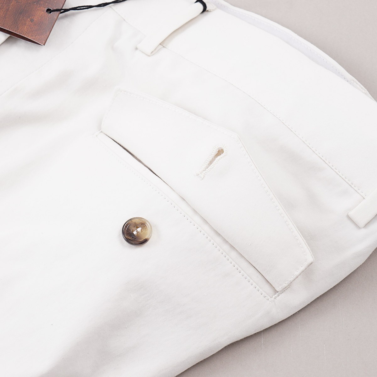 Stefano Ricci Lightweight Beige Stretch Cotton Chino Pants 34 (Eu 50) NWT