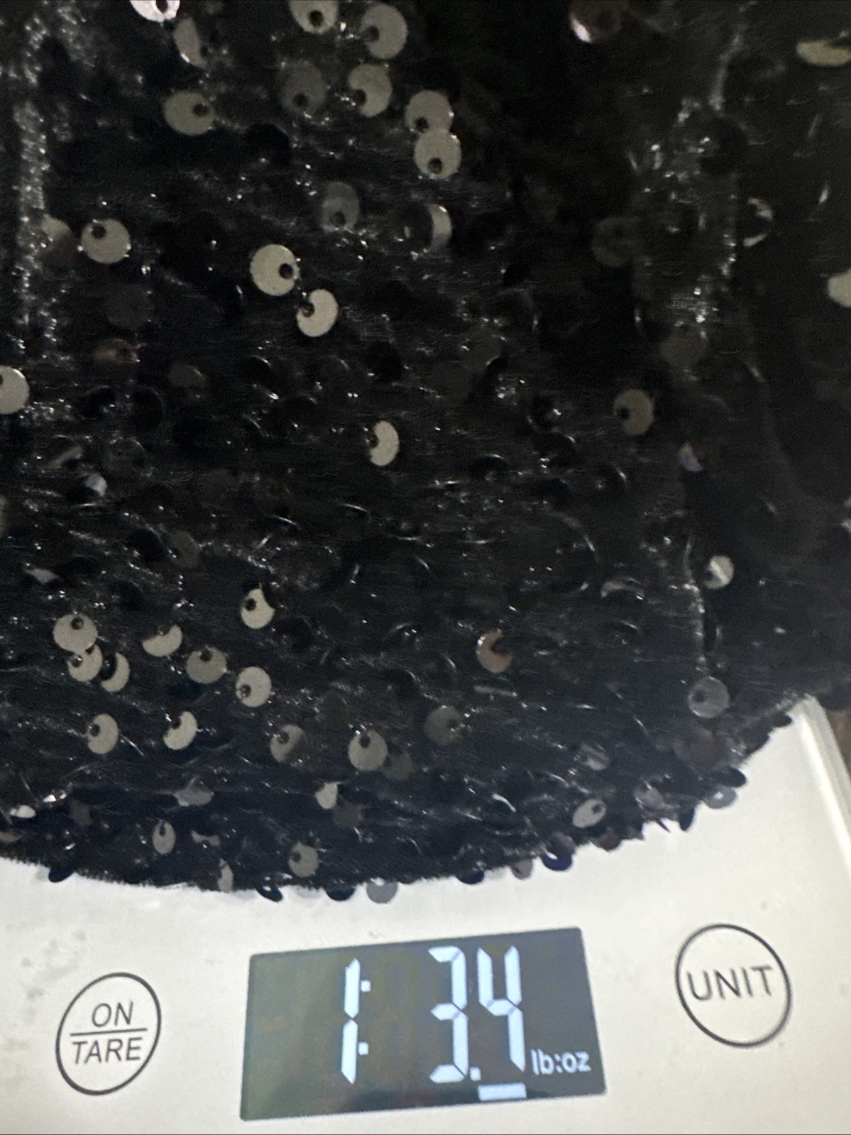 New F A E T E S T Y Black Sequin Gown Hard To Find Size 3X