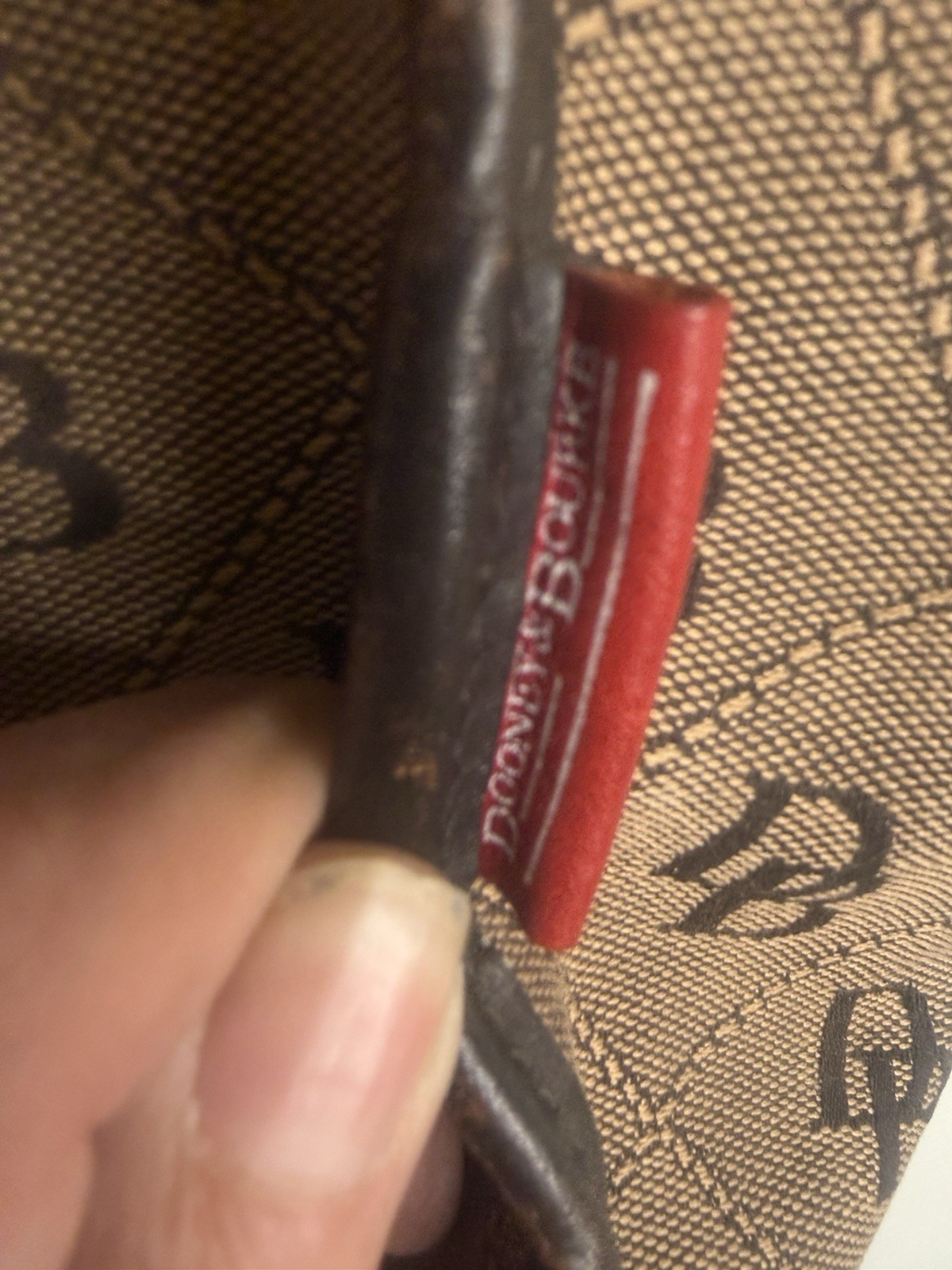 Dooney and Bourke Canvas Satchel